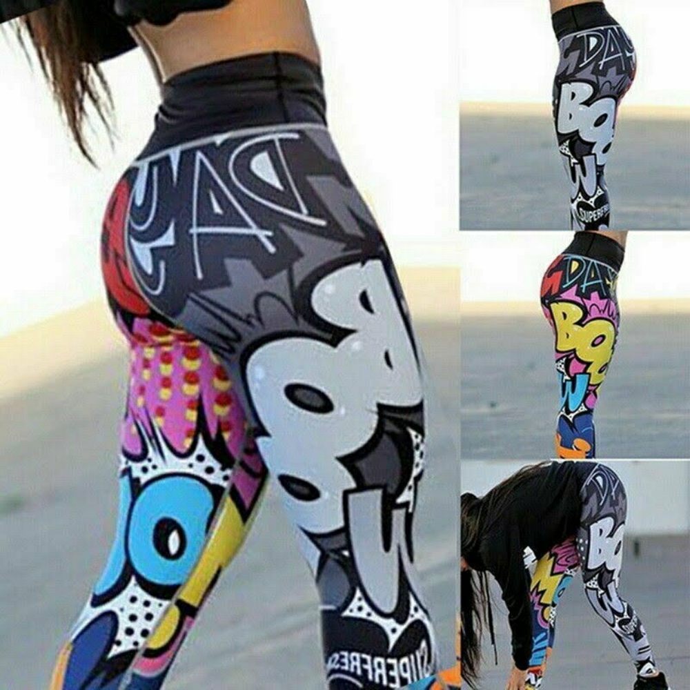 **FINAL PRICE** Graffiti Art Leggings